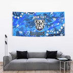 Personalized Canterbury-Bankstown Bulldogs Tapestry Aboriginal Pattern with Graffiti Style Design