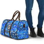Personalized Canterbury-Bankstown Bulldogs Travel Bag Aboriginal Pattern with Graffiti Style Design