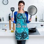 Personalized Cronulla-Sutherland Sharks Apron Aboriginal Pattern with Graffiti Style Design
