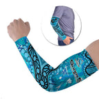 Personalized Cronulla-Sutherland Sharks Arm Sleeves Aboriginal Pattern with Graffiti Style Design