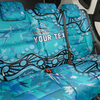 Personalized Cronulla-Sutherland Sharks Back Car Seat Cover Aboriginal Pattern with Graffiti Style Design