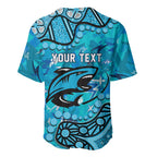 Personalized Cronulla-Sutherland Sharks Baseball Jersey Aboriginal Pattern with Graffiti Style Design
