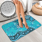Personalized Cronulla-Sutherland Sharks Bathroom Set Aboriginal Pattern with Graffiti Style Design