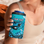 Personalized Cronulla-Sutherland Sharks 4 in 1 Can Cooler Tumbler Aboriginal Pattern with Graffiti Style Design