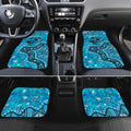 Personalized Cronulla-Sutherland Sharks Car Mats Aboriginal Pattern with Graffiti Style Design