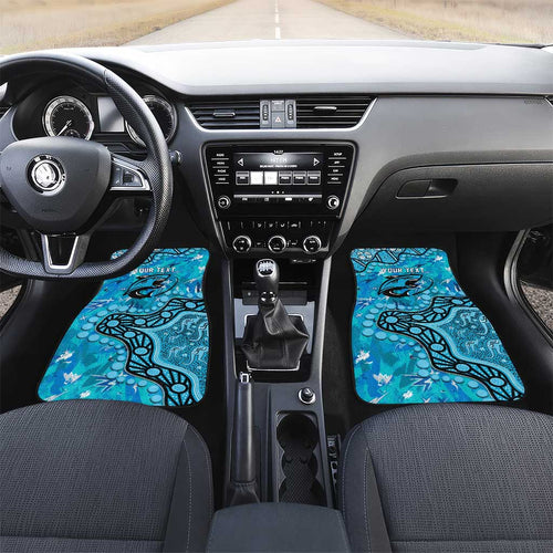 Personalized Cronulla-Sutherland Sharks Car Mats Aboriginal Pattern with Graffiti Style Design