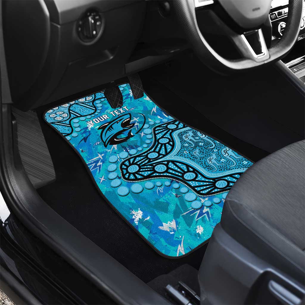 Personalized Cronulla-Sutherland Sharks Car Mats Aboriginal Pattern with Graffiti Style Design
