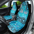 Personalized Cronulla-Sutherland Sharks Car Seat Cover Aboriginal Pattern with Graffiti Style Design