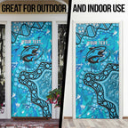 Personalized Cronulla-Sutherland Sharks Door Cover Aboriginal Pattern with Graffiti Style Design