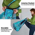 Personalized Cronulla-Sutherland Sharks Grocery Bag Aboriginal Pattern with Graffiti Style Design
