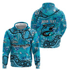 Personalized Cronulla-Sutherland Sharks Hoodie Aboriginal Pattern with Graffiti Style Design