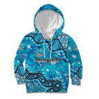 Personalized Cronulla-Sutherland Sharks Kid Hoodie Aboriginal Pattern with Graffiti Style Design