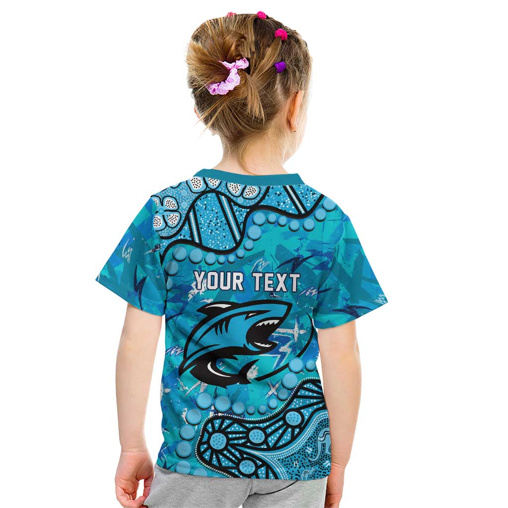 Personalized Cronulla-Sutherland Sharks Kid T Shirt Aboriginal Pattern with Graffiti Style Design