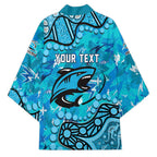 Personalized Cronulla-Sutherland Sharks Kimono Aboriginal Pattern with Graffiti Style Design