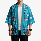 Personalized Cronulla-Sutherland Sharks Kimono Aboriginal Pattern with Graffiti Style Design