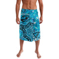 Personalized Cronulla-Sutherland Sharks Lavalava Aboriginal Pattern with Graffiti Style Design
