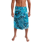 Personalized Cronulla-Sutherland Sharks Lavalava Aboriginal Pattern with Graffiti Style Design