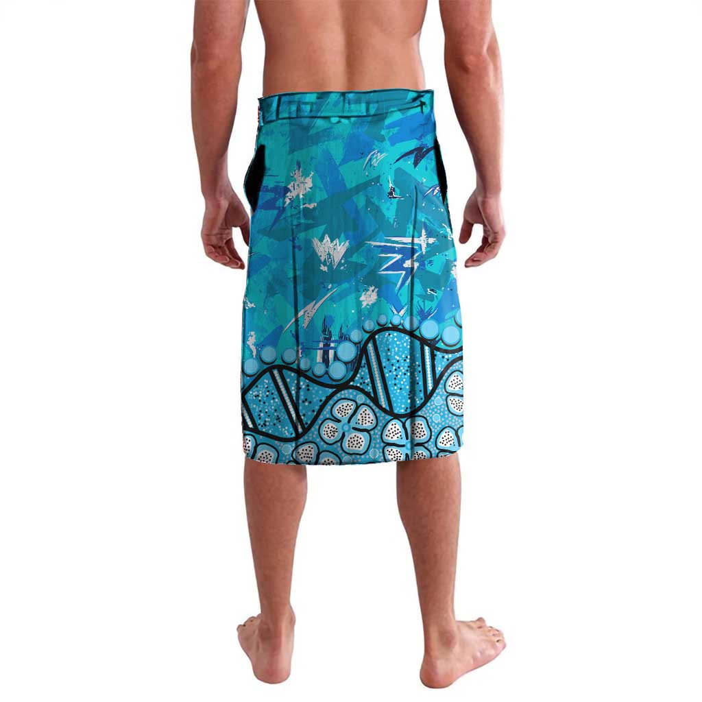 Personalized Cronulla-Sutherland Sharks Lavalava Aboriginal Pattern with Graffiti Style Design