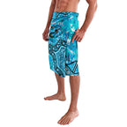 Personalized Cronulla-Sutherland Sharks Lavalava Aboriginal Pattern with Graffiti Style Design