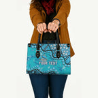 Personalized Cronulla-Sutherland Sharks Leather Bag Aboriginal Pattern with Graffiti Style Design