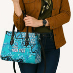 Personalized Cronulla-Sutherland Sharks Leather Bag Aboriginal Pattern with Graffiti Style Design