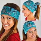 Personalized Cronulla-Sutherland Sharks Neck Gaiter Aboriginal Pattern with Graffiti Style Design