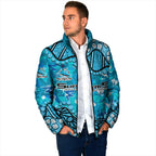 Personalized Cronulla-Sutherland Sharks Padded Jacket Aboriginal Pattern with Graffiti Style Design