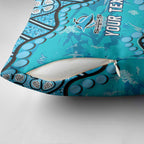 Personalized Cronulla-Sutherland Sharks Pillow Cover Aboriginal Pattern with Graffiti Style Design