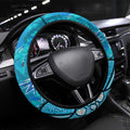 Cronulla-Sutherland Sharks Steering Wheel Cover Aboriginal Pattern with Graffiti Style Design