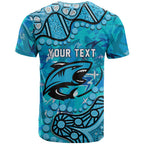 Personalized Cronulla-Sutherland Sharks T Shirt Aboriginal Pattern with Graffiti Style Design