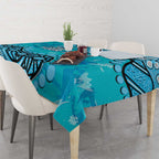 Personalized Cronulla-Sutherland Sharks Tablecloth Aboriginal Pattern with Graffiti Style Design