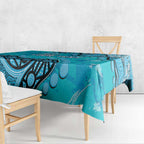 Personalized Cronulla-Sutherland Sharks Tablecloth Aboriginal Pattern with Graffiti Style Design