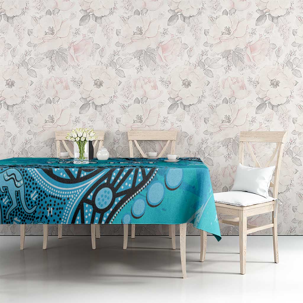 Personalized Cronulla-Sutherland Sharks Tablecloth Aboriginal Pattern with Graffiti Style Design
