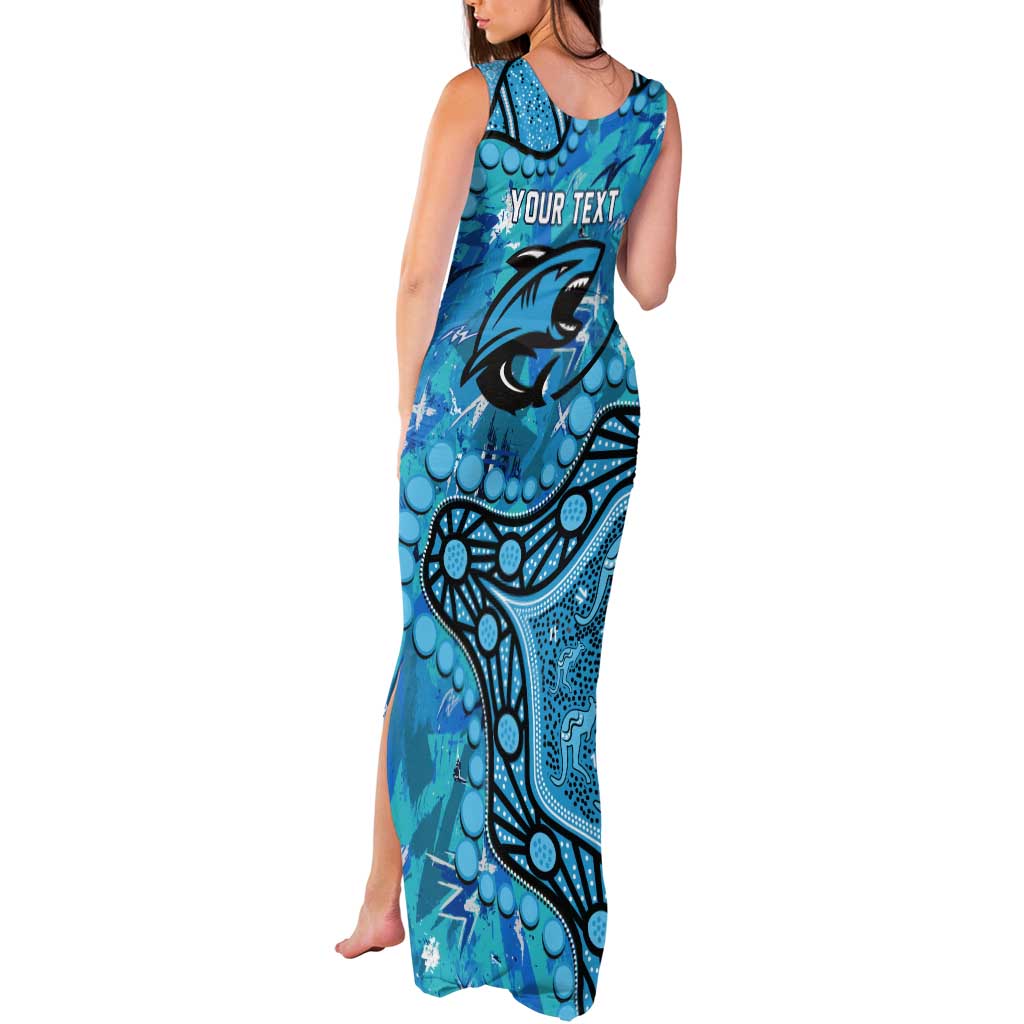 Personalized Cronulla-Sutherland Sharks Tank Maxi Dress Aboriginal Pattern with Graffiti Style Design