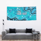 Personalized Cronulla-Sutherland Sharks Tapestry Aboriginal Pattern with Graffiti Style Design