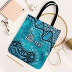 Personalized Cronulla-Sutherland Sharks Tote Bag Aboriginal Pattern with Graffiti Style Design