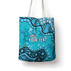 Personalized Cronulla-Sutherland Sharks Tote Bag Aboriginal Pattern with Graffiti Style Design