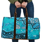 Personalized Cronulla-Sutherland Sharks Travel Bag Aboriginal Pattern with Graffiti Style Design