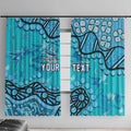 Personalized Cronulla-Sutherland Sharks Window Curtain Aboriginal Pattern with Graffiti Style Design