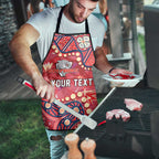 Personalized Dolphins Rugby Apron Aboriginal Pattern with Graffiti Style Design