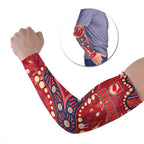 Personalized Dolphins Rugby Arm Sleeves Aboriginal Pattern with Graffiti Style Design