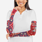Personalized Dolphins Rugby Arm Sleeves Aboriginal Pattern with Graffiti Style Design