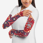 Personalized Dolphins Rugby Arm Sleeves Aboriginal Pattern with Graffiti Style Design