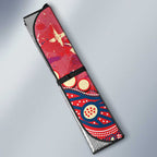 Personalized Dolphins Rugby Auto Sun Shade Aboriginal Pattern with Graffiti Style Design