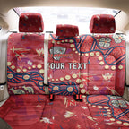 Personalized Dolphins Rugby Back Car Seat Cover Aboriginal Pattern with Graffiti Style Design