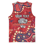 Personalized Dolphins Rugby Basketball Jersey Aboriginal Pattern with Graffiti Style Design