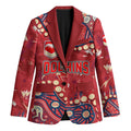 Personalized Dolphins Rugby Blazer Aboriginal Pattern with Graffiti Style Design