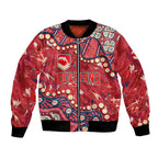 Personalized Dolphins Rugby Bomber Jacket Aboriginal Pattern with Graffiti Style Design