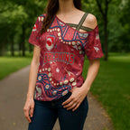 Personalized Dolphins Rugby Cross Shoulder Shirt Aboriginal Pattern with Graffiti Style Design
