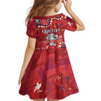 Personalized Dolphins Rugby Family Matching Summer Maxi Dress and Hawaiian Shirt Aboriginal Pattern with Graffiti Style Design